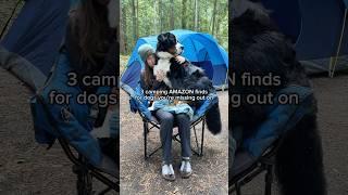 3 camping gear items for your dog off Amazon! #campingwithdogs #campingdog #doggear