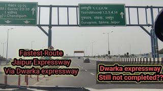 UER-2 Delhi to Jaipur fastest route 2025 via Dwarka Expressway (Uncut Video) complete Knowledge