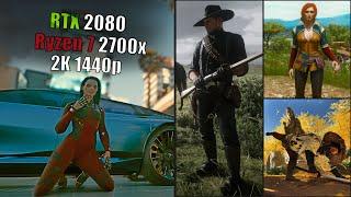 Dying RTX 2080 vs 2K WQHD | Benchmark in 20 games | RTX 2080 + Ryzen 7 2700x / 1440p