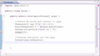 Intermediate Java Tutorial - 10 - Methods reverse and copy