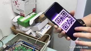 QR code and card door access control system