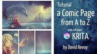 Tutorial: a Comic page from A to Z with Krita