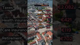 2024 UX Designer Salary in Germany  #germany #salary #deutschland #money #steuern #taxes