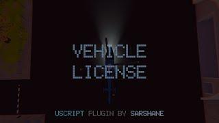 VEHICLE LICENSE PLUGIN SHOWCASE - UNTURNED