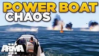 POWER BOAT CHAOS | ARMA 3 Apex - TANOA