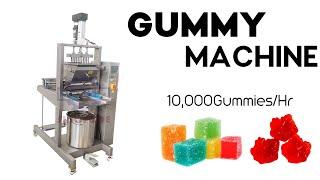 Lab Mini Hard Candy Depositor Lollipop Machine Pedal Control Semi Automatic Gummy Candy Machine