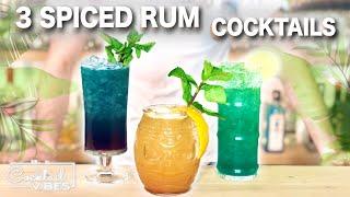 3 Delicious SPICED RUM Cocktails | Cocktail Recipes
