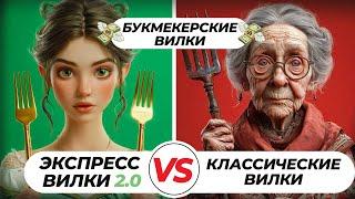 На чём выгоднее зарабатывать?! Обычные Вилки vs Экспресс вилки / Букмекерские вилки 2024