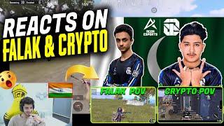 GODL ZGOD REACTS ON CRYPTO VS 4MV  &  REACTS ON AGONxi8 FALAK  GODL ZGOD | PUBG 