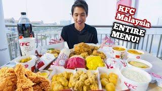 $100 KFC MALAYSIA FULL MENU CHALLENGE! | KFC Mukbang in JB Malaysia! | Eating KFC By The Sea?