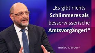 „Es kann auch eine Überraschung geben“: Martin Schulz über die K-Frage in der SPD | maischberger