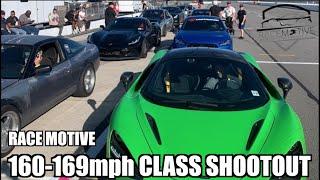 RACE MOTIVE 160mph ROLL RACE Class Shootout! 720S - C7Z - 2JZ 240sx - 2JZ 335i - TTRS - RS3 Battle