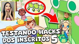  TESTANDO SEGREDOS E HACKS SECRETOS DOS INSCRITOS NO PAZU AVATAR WORLD #5