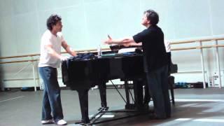 Vittorio Grigolo - Rehearsing Manon