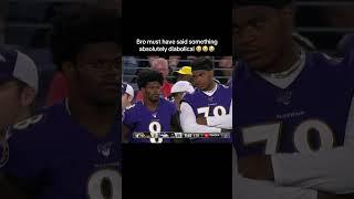 Need to know what he said to Lamar  #shorts