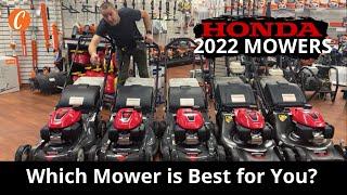 2022 Honda Mower Lineup