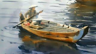 Easy Watercolor Painting | Demo Prakash Mahato