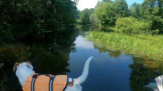 Река Кудьма, водопад, подводные съёмки.