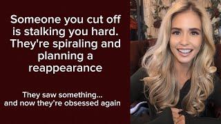 You cut them off... and now they’re OBSESSIVELY watching you  #tarot #tarotreading #psychic
