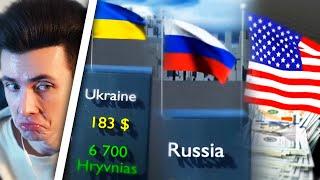 ХЕСУС СМОТРИТ: СРАВНЕНИЕ ЗАРПЛАТ В РОССИИ И В МИРЕ