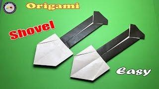 Origami Shovel - How to Make Origami Shovel Easy - Creative Ideas - 24 Craft