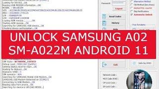 Unlock Samsung Galaxy A02 (SM-A022M con samkey android 11 Desbloqueo de Red /2022