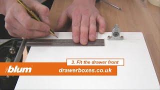 Blum Tandembox Antaro - deep replacement kitchen drawer box - 3 of 3   Fit the drawer front