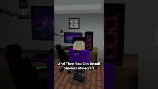 How To Install Shaders Minecraft #shorts