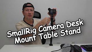 SmallRig Camera Desk Mount Table Stand Review & Tutorial | Adjustable Light Stand 2024