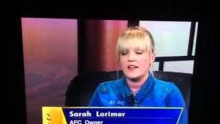 AFC and Sarah Lorimer on the news 3/6/12