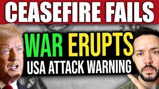 BREAKING NEWS: Ceasefire VIOLATED! War Erupts - US Israel Iran