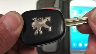 PEUGEOT PARTNER 2007 Ersatzschlüssel / remote key programming / Xhorse mini key tool + Super remote