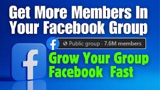 Get More Members In your Facebook Group and Grow Your Group Fast By Earnogram