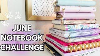 JUNE NOTEBOOK CHALLENGE  travel decisions, digital reading journal, hobonichi, and more