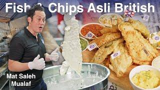 Fish & Chips Asli British Tanpa Beer | Cor Blimey Fish & Chips