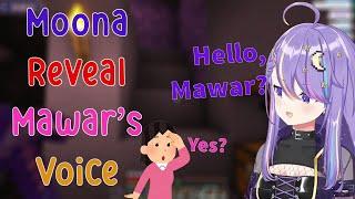 Moona Reveal Her Best Friend Voice, Mawar in Call !!!