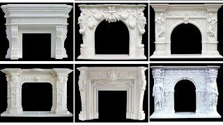 marble fireplace