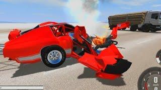 ПОПАЛ ПОД ФУРУ НА ПОЛНОМ ХОДУ - 300км/ч BEamNG DRvie