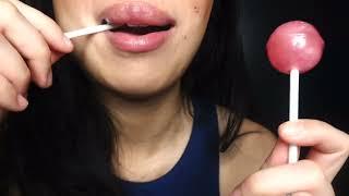 ASMR EATING 2 lollipops 