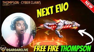 NEXT GUN - THOMPSON CTBER CLAWS | FREE FIRE NEXT GUN SKIN EVENT IN LUCK ROYALE FULL DETAILS 2024