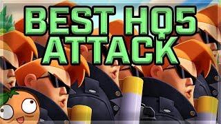 Rush Wars - DOMINATION Attacks & BEST HQ5 Comp 