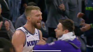 Domantas Sabonis leaves the game after thinking he was ejected || 22-23 season