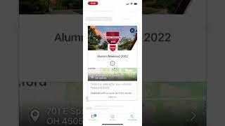 How to download the Alumni Weekend guidebook app