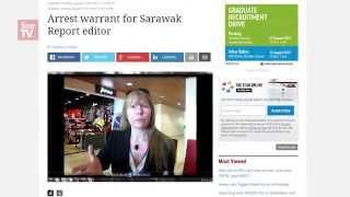 Arrest warrant for Sarawak Report editor