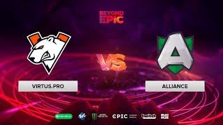 Virtus.pro vs Alliance, BEYOND EPIC: Europe/CIS, bo3, game 1 [Maelstorm & Lost]