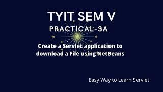 Download file using servlet || Download File Using servlet with NetBeans IDE-Part2