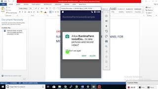 Android Runtime Permission Tutorial With Example Programmatically