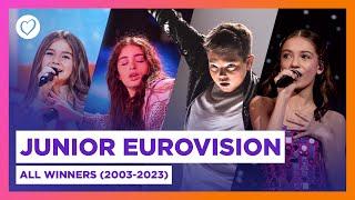 All 21 Junior Eurovision Winners | Watch #JESC2024 on Saturday 16 November 