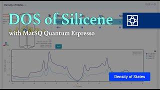 [Materials Square] Density of States of Silicene | Quantum Espresso