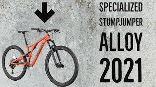 SPECIALIZED Stumpjumper Alloy ( 2021 ) SRAM SX EAGLE , Trail MTB Black ,WALK-AROUND